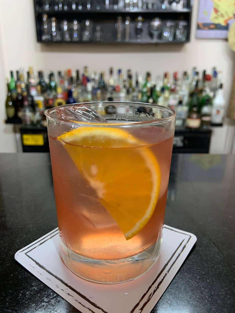 Caribbean Sunset cocktail recipe - Rum based cocktail