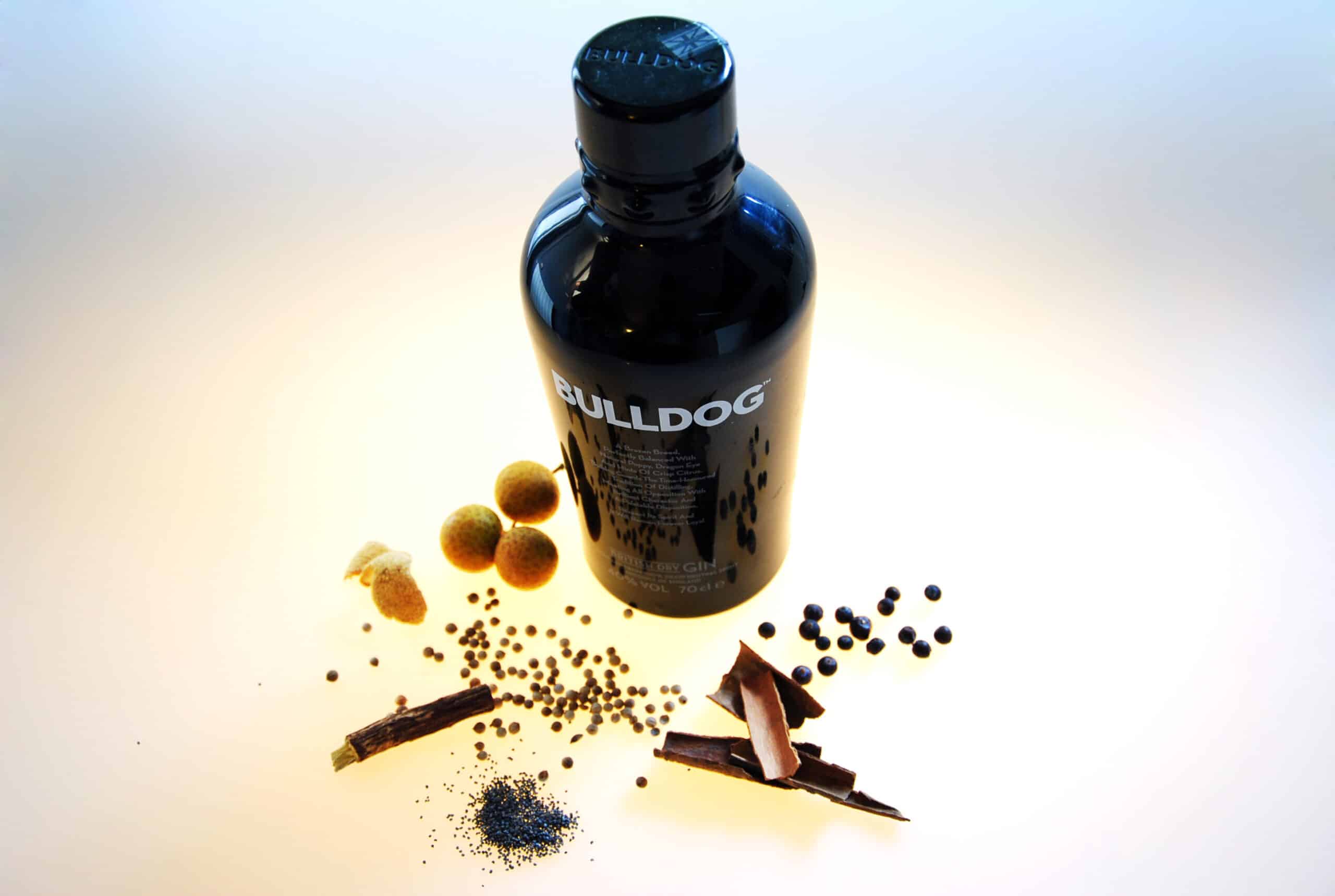 Bulldog Gin and it's botanicals